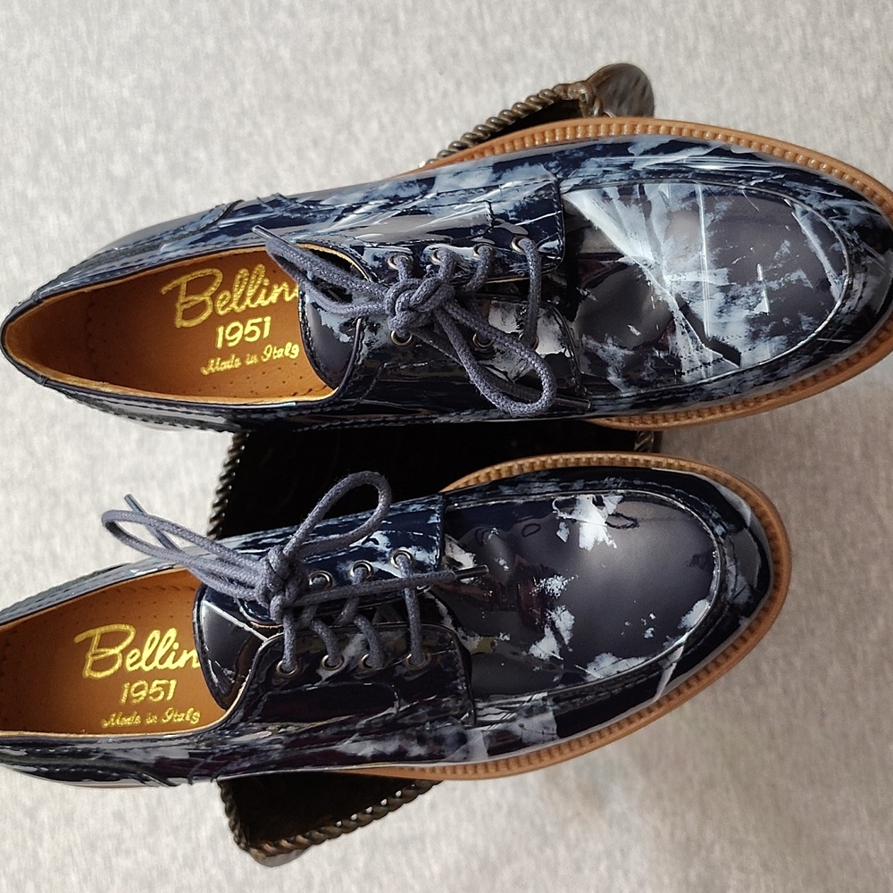 BELLINI 1951 MADE IN ITALY- WOMENS TIE-UP OXFORD STYLE SHOE - Picture 2 of 16